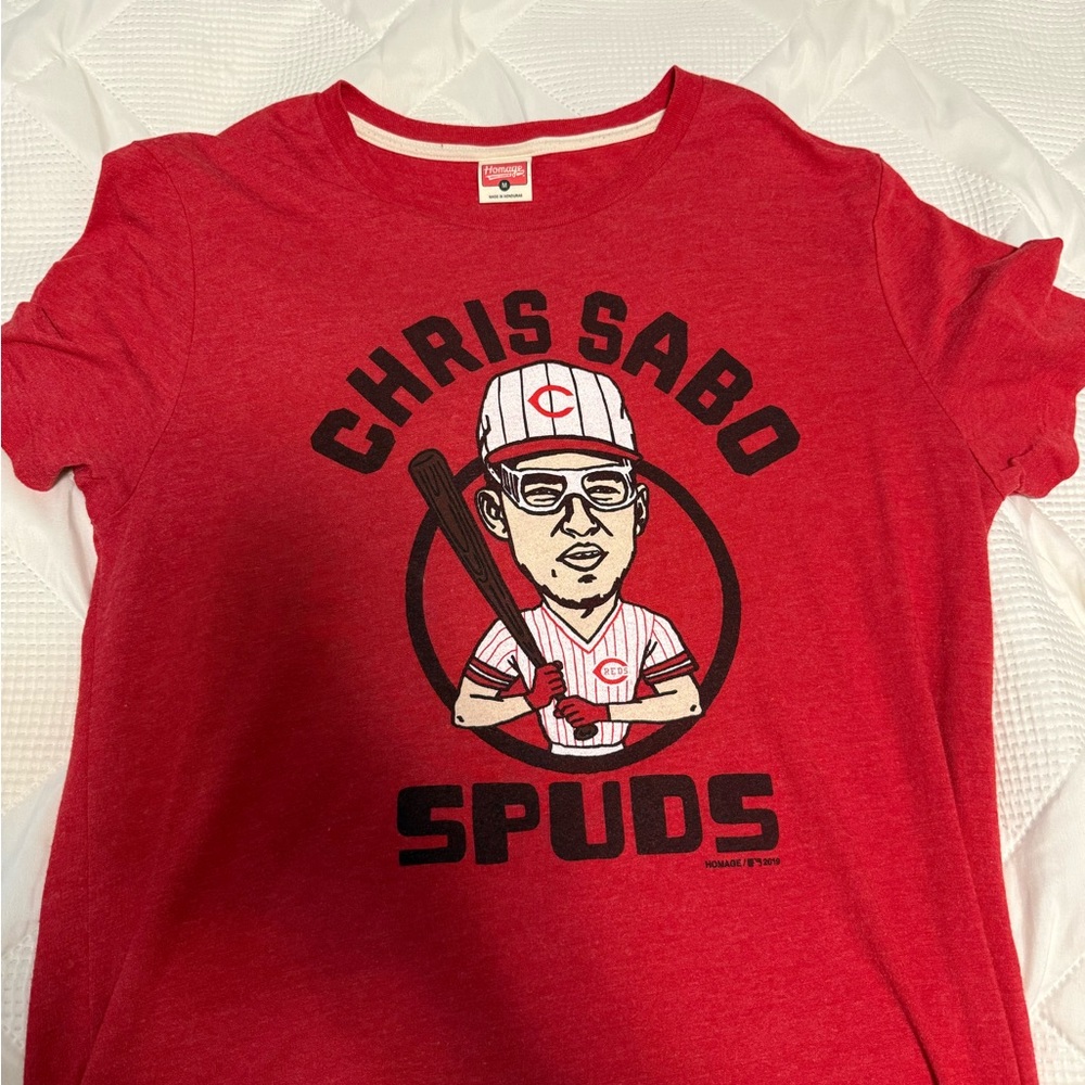 Cincinnati Reds Chris Sabo Graphic T-Shirt